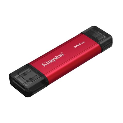 Накопитель SSD USB Type-C 512GB Dual Portable Kingston (SPSD/512GB) - Внутренние SSD  - Внутренние SSD 