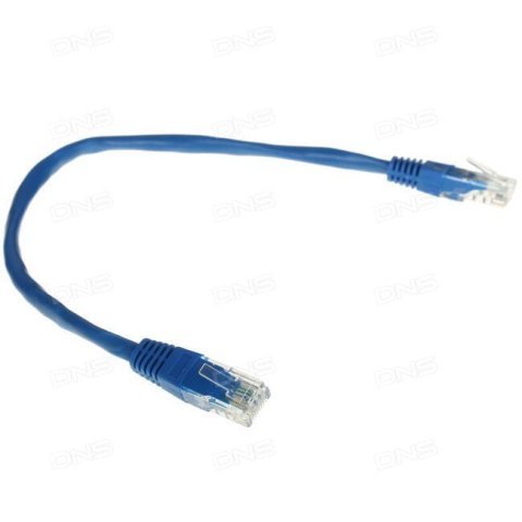 Патч-корд 0.25м Cablexpert (PP12-0.25M/B) - Локальный склад  - Локальный склад 