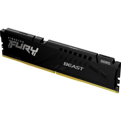 Модуль памяти для компьютера DDR5 16GB 6400 MHz Beast Black XMP Kingston Fury (ex.HyperX) (KF564C32BB-16) - Нулевой остаток (Feed)  - Нулевой остаток (Feed) 