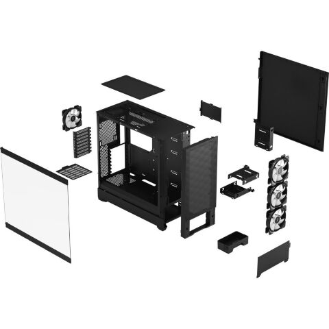 Корпус Fractal Design Pop XL Air RGB Black TG Clear (FD-C-POR1X-06) - Нулевой остаток (Feed) - Нулевой остаток (Feed)