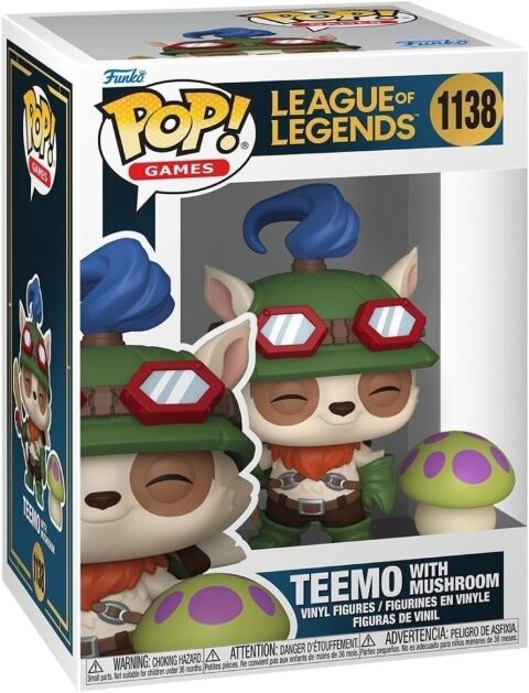Фігурка Funko League Of Legends Teemo with Shroom фанко Ліга легенд Тімо 1138 -   -  