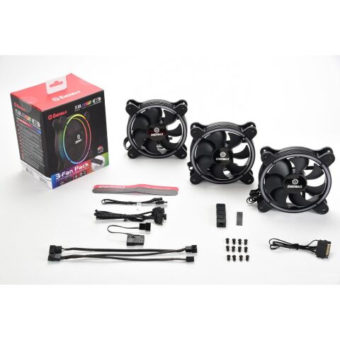 Кулер для корпуса Enermax T.B.RGB A.D.3 PACK (UCTBRGBA12P-BP3) - Нулевой остаток (Feed)  - Нулевой остаток (Feed) 