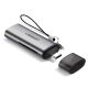 Считыватель флеш-карт Ugreen USB Type-C 3.1 to TF/SD CM184 Gray (50704) - Нулевой остаток (Feed)  - Нулевой остаток (Feed) 