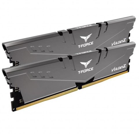 Модуль памяти для компьютера DDR4 16GB (2x8GB) 3200 MHz T-Force Vulcan Z Gray Team (TLZGD416G3200HC16CDC01) - Нулевой остаток (Feed) - Нулевой остаток (Feed)