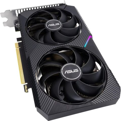 Видеокарта ASUS GeForce RTX3050 8Gb DUAL OC (DUAL-RTX3050-O8G-V2) - Видеокарты  - Видеокарты 