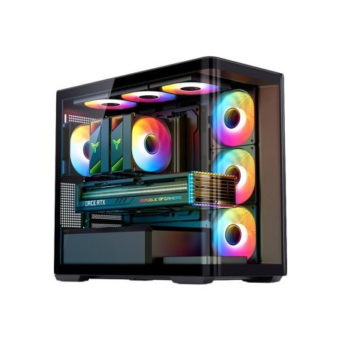 Корпус JONSBO D300 Black - Нулевой остаток (Feed) - Нулевой остаток (Feed)