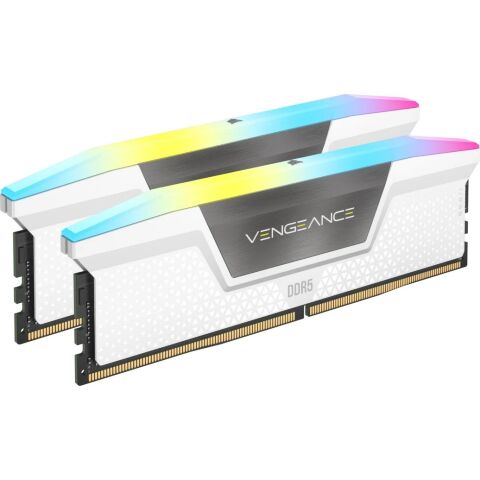 Модуль памяти для компьютера DDR5 32GB (2x16GB) 6400 MHz Vengeance RGB White Corsair (CMK32GX5M2B6400Z36W) - Модули памяти для компьютера - Модули памяти для компьютера
