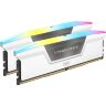 Модуль памяти для компьютера DDR5 32GB (2x16GB) 6400 MHz Vengeance RGB White Corsair (CMK32GX5M2B6400Z36W)