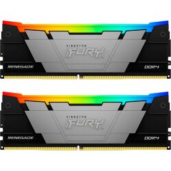 Модуль памяти для компьютера DDR4 64GB (2x32GB) 3200 MHz FURYRenegadeRGB Kingston Fury (ex.HyperX) (KF432C16RB2AK2/64)