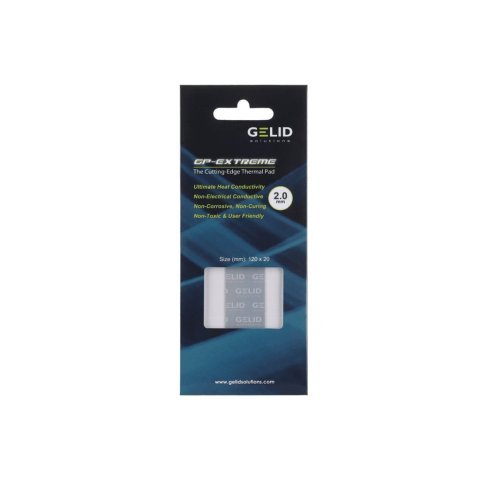 Термопрокладка Gelid Solutions GP-Extreme 120x20x2.0 mm (TP-GP05-D) - Нулевой остаток (Feed) - Нулевой остаток (Feed)