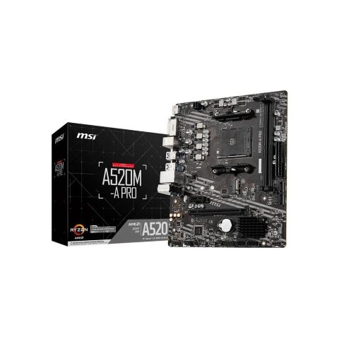 Материнская плата MSI A520M-A PRO - Системные (материнские) платы  - Системные (материнские) платы 