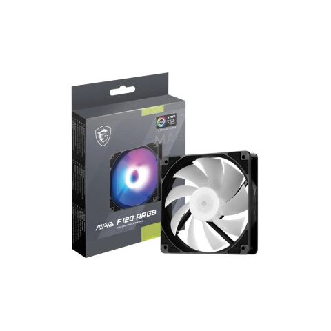Кулер для корпуса MSI MAG F120 ARGB-1B - Нулевой остаток (Feed)  - Нулевой остаток (Feed) 