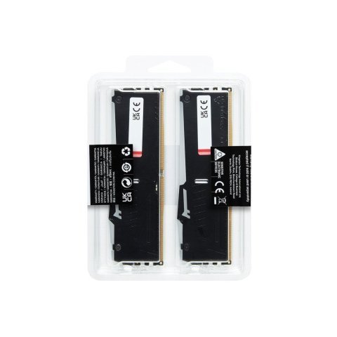 Модуль памяти для компьютера DDR5 32GB 5200 MHz Beast RGB Kingston Fury (ex.HyperX) (KF552C40BBA-32) - Нулевой остаток (Feed) - Нулевой остаток (Feed)