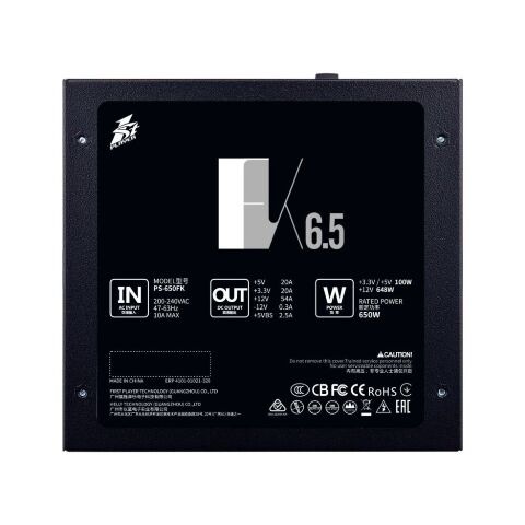 Блок питания 1stPlayer 650W (FK-650-BK-EU) - Нулевой остаток (Feed) - Нулевой остаток (Feed)