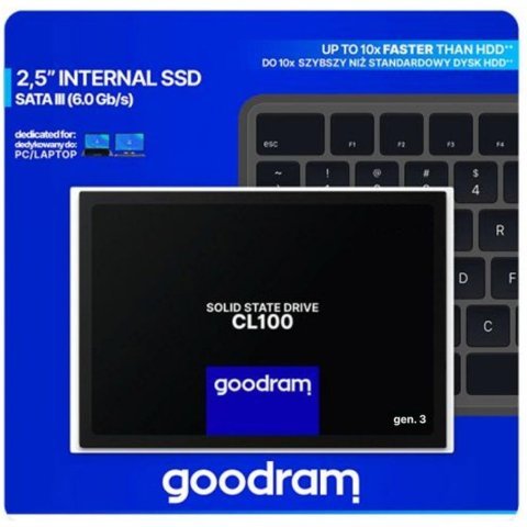 Накопитель SSD 2.5" 480GB Goodram (SSDPR-CL100-480-G3) - Нулевой остаток (Feed)  - Нулевой остаток (Feed) 