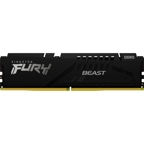 Модуль памяти для компьютера DDR5 16GB 6000 MHz Beast Black EXPO Kingston Fury (ex.HyperX) (KF560C30BBE-16) - Нулевой остаток (Feed) - Нулевой остаток (Feed)