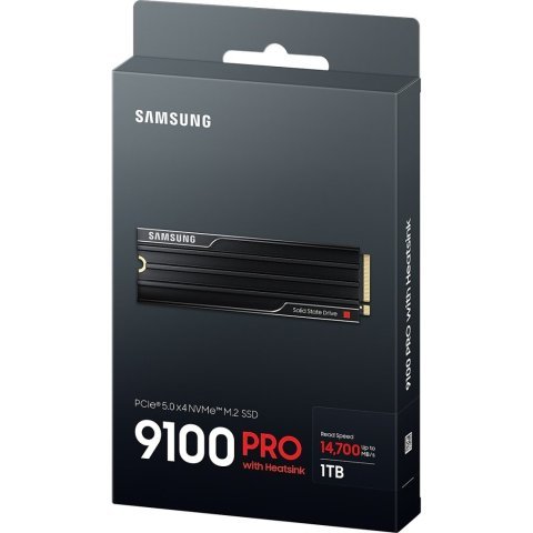 Накопитель SSD M.2 2280 1TB 9100 PRO Heatsink Samsung (MZ-VAP1T0CW) - Нулевой остаток (Feed) - Нулевой остаток (Feed)