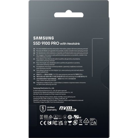Накопитель SSD M.2 2280 1TB 9100 PRO Heatsink Samsung (MZ-VAP1T0CW) - Нулевой остаток (Feed) - Нулевой остаток (Feed)