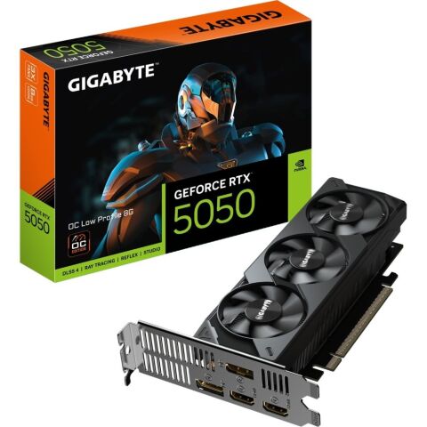 Видеокарта GIGABYTE GeForce RTX5050 8Gb OC Low Profile (GV-N5050OC-8GL) - Нулевой остаток (Feed) - Нулевой остаток (Feed)