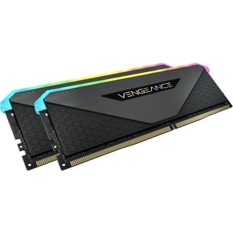 Модуль памяти для компьютера DDR4 32GB (2x16GB) 3600 MHz Vengeance RGB RT Black Corsair (CMN32GX4M2Z3600C18) - Модули памяти для компьютера  - Модули памяти для компьютера 