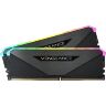 Модуль памяти для компьютера DDR4 32GB (2x16GB) 3600 MHz Vengeance RGB RT Black Corsair (CMN32GX4M2Z3600C18)