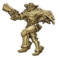 Значок 2018 Blizzcon Blizzard Collectibles Pins - Series 5 - Mccree Gold -   -  