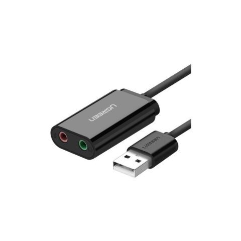 Звуковая плата Ugreen US205 black (30724) - Звуковые платы  - Звуковые платы 