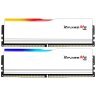 Модуль памяти для компьютера DDR5 64GB (2x32GB) 6400 MHz Ripjaws M5 RGB Matte White G.Skill (F5-6400J3239G32GX2-RM5RW)