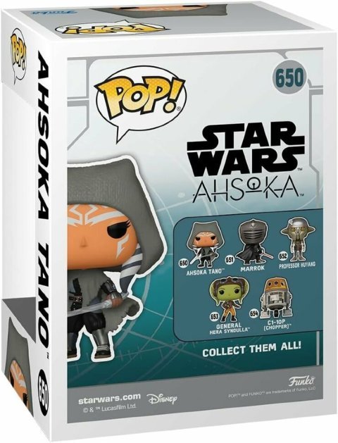 Фигурка Funko Star Wars Ahsoka Tano with Dual Lightsabers Звёздные войны фанко Асока Тано 650 -   -  