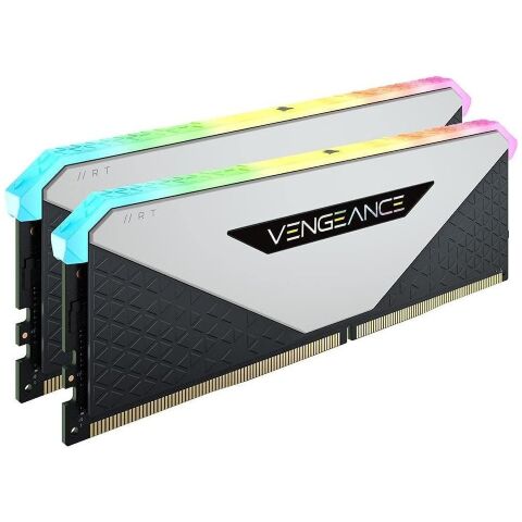 Модуль памяти для компьютера DDR4 32GB (2x16GB) 3600 MHz Vengeance RGB RT White Corsair (CMN32GX4M2Z3600C18W) - Модули памяти для компьютера  - Модули памяти для компьютера 