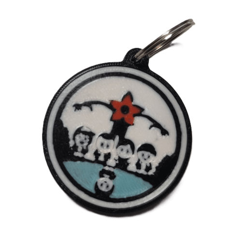 Брелок Stranger Things Demogorgon 2 Дуже дивні справи Демогоргон ABS пластик 4 см. -   -  