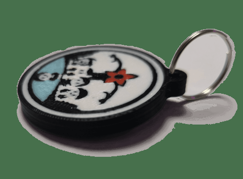 Брелок Stranger Things Demogorgon 2 Дуже дивні справи Демогоргон ABS пластик 4 см. -   -  