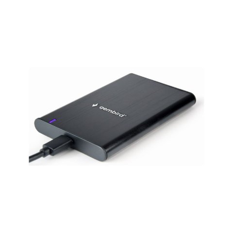 Карман внешний Gembird 2.5" USB3.1 alum black (EE2-U3S-6) - Нулевой остаток (Feed)  - Нулевой остаток (Feed) 