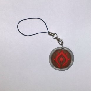 Брелок World of Warcraft Horde Keychain (полімерний клей)