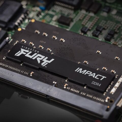 Модуль памяти для ноутбука SoDIMM DDR4 64GB (2x32GB) 3200 MHz Fury Impact Kingston Fury (ex.HyperX) (KF432S20IBK2/64) - Модули памяти к ноутбукам  - Модули памяти к ноутбукам 