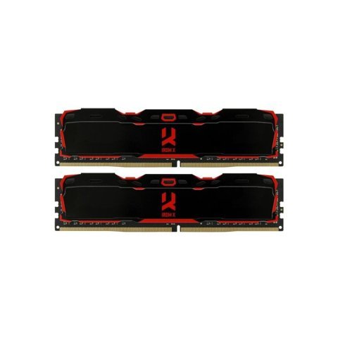 Модуль памяти для компьютера DDR4 32GB (2x16GB) 3200 MHz IRDM Black Goodram (IR-X3200D464L16A/32GDC) - Нулевой остаток (Feed) - Нулевой остаток (Feed)