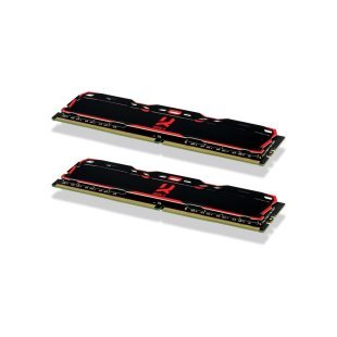 Модуль памяти для компьютера DDR4 32GB (2x16GB) 3200 MHz IRDM Black Goodram (IR-X3200D464L16A/32GDC)