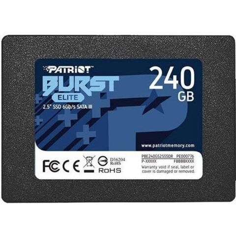 Накопитель SSD 2.5" 240GB Burst Elite Patriot (PBE240GS25SSDR) - Нулевой остаток (Feed)  - Нулевой остаток (Feed) 