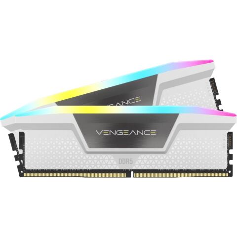 Модуль памяти для компьютера DDR5 32GB (2x16GB) 6400 MHz Vengeance RGB White Corsair (CMH32GX5M2B6400Z32W) - Модули памяти для компьютера - Модули памяти для компьютера