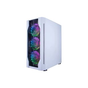 Корпус для ПК 1stPlayer D4-WH-4F1-W