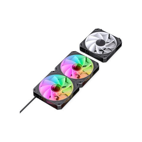 Кулер для корпуса JONSBO ZG-120BR Black - Нулевой остаток (Feed) - Нулевой остаток (Feed)