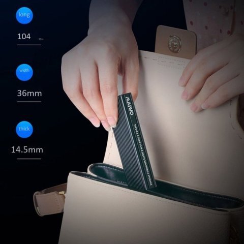 Карман внешний Maiwo M.2 SSD NVMe/SATA combo USB3.1 GEN2 Type-C al. (K1687P2) - Нулевой остаток (Feed)  - Нулевой остаток (Feed) 