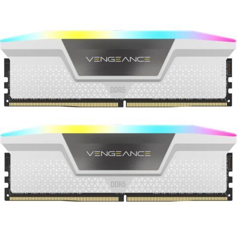 Модуль памяти для компьютера DDR5 64GB (2x32GB) 6000 MHz Vengeance RGB White Corsair (CMH64GX5M2B6000Z30W) - Нулевой остаток (Feed)  - Нулевой остаток (Feed) 