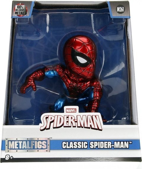 Фигурка Jada Toys Metals Diecast: Marvel Classic Spiderman Figure Человек паук металл -   -  