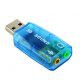 Звуковая плата Atcom USB-sound card (5.1) 3D sound (Windows 7 ready) (7807) - Нулевой остаток (Feed)  - Нулевой остаток (Feed) 