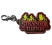 Брелок Stranger Things Дуже дивні справи Logo Keychain ABS пластик 4 см. -   -  