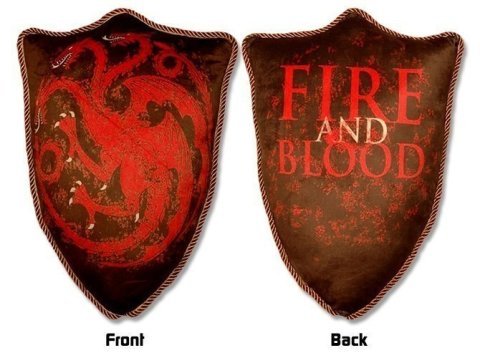 Подушка Factory Entertainment Game of Thrones House Targaryen Гра Престолів Таргарієн Дім Дракона 55 см. -   -  