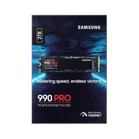 Накопитель SSD M.2 2280 2TB 990 PRO Samsung (MZ-V9P2T0BW) - Внутренние SSD  - Внутренние SSD 