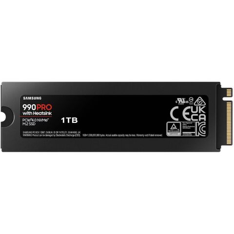 Накопитель SSD M.2 2280 1TB 990 PRO with Heatsink Samsung (MZ-V9P1T0CW) - Внутренние SSD  - Внутренние SSD 