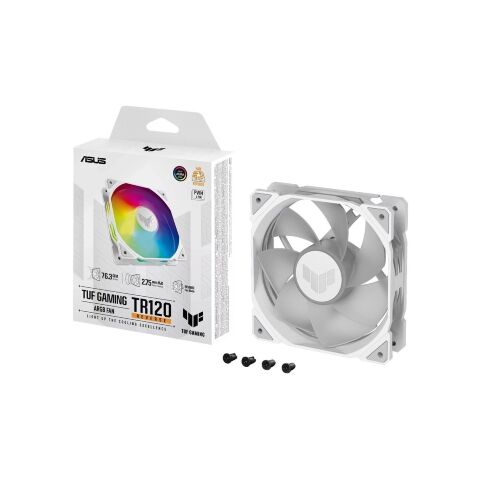 Кулер для корпуса ASUS TUF Gaming TR120 ARGB Reverse White (90DA00D3-B09000) - Нулевой остаток (Feed) - Нулевой остаток (Feed)